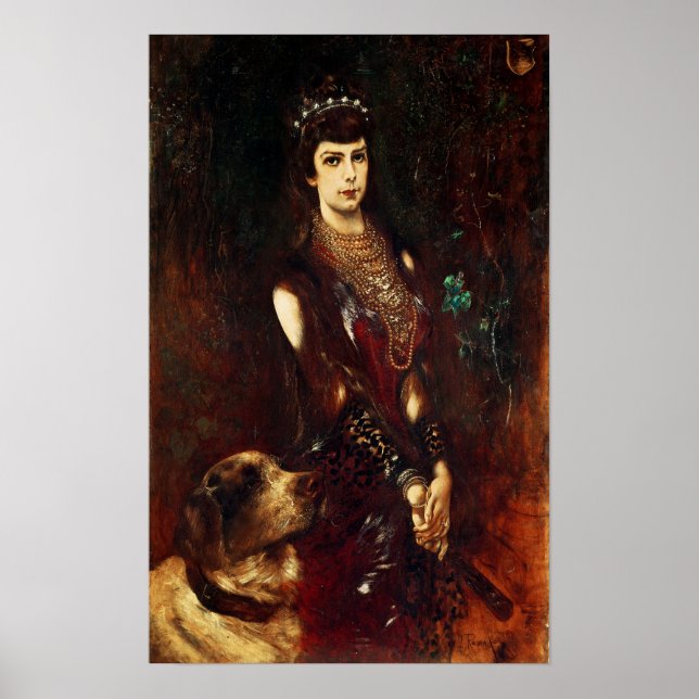 Empress Elizabeth of Austria, 1883 Poster (Front)