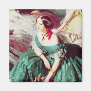 Empress Eugenie and her Ladies in Waiting Magnet