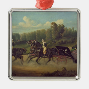 Empress Eugenie and Queen Victoria in the Metal Tree Decoration
