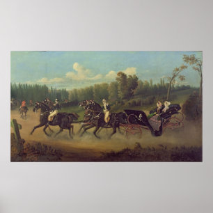 Empress Eugenie and Queen Victoria in the Poster