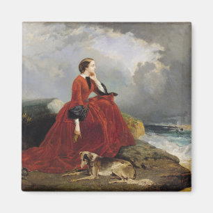 Empress Eugenie at Biarritz, 1858 Magnet