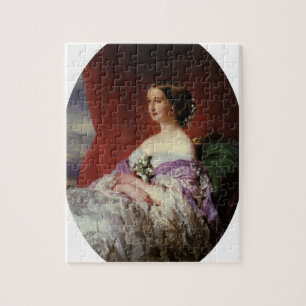 Empress Eugenie  by Franz Xaver Winterhalter Jigsaw Puzzle