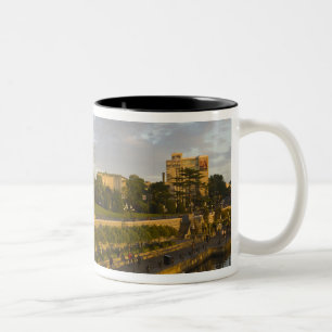 Empress Hotel and Inner Harbour waterfront, Two-Tone Coffee Mug