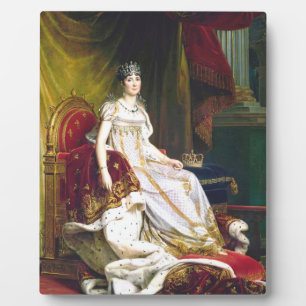Empress Josephine Portrait 1808 Plaque