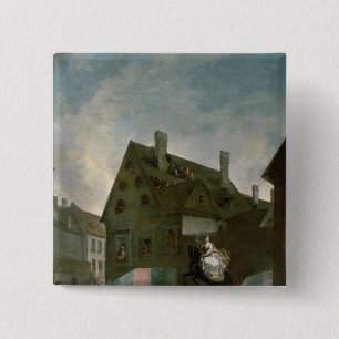Empress Maria Theresa of Austria 15 Cm Square Badge