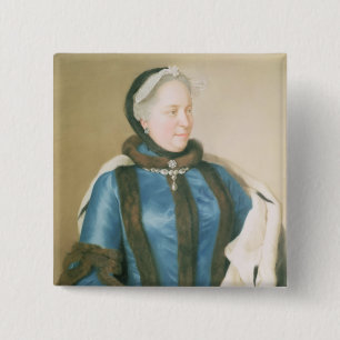 Empress Maria Theresa of Austria , c.1770 15 Cm Square Badge