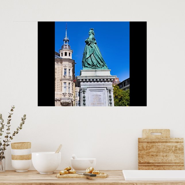 Empress Maria Theresia Statue Poster (Kitchen)
