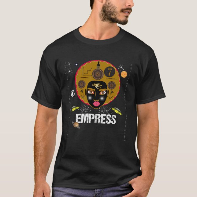 Empress  Moorish Women Cosmic Moabitess Matriach T-Shirt (Front)