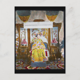 Empress of China Vintage Glass Slide Postcard