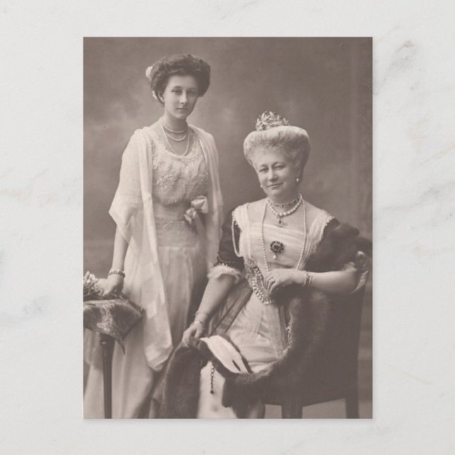 EMPRESS of Germany & daughter #042D Postcard (Front)