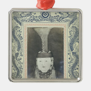 Empress She Tsu of the Yuan Dynasty Metal Ornament