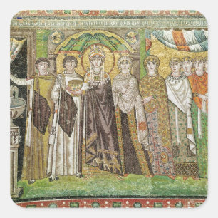 Empress Theodora Square Sticker