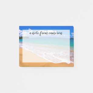 Empty Beach And Blue Waters Post-it Notes