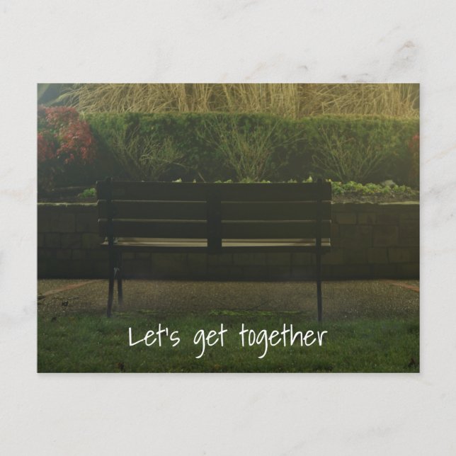 Empty Bench Postcard (Front)