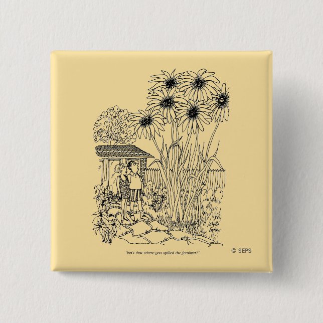 Empty Bird Feeder 2 15 Cm Square Badge (Front)