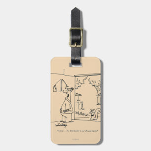 Empty Bird Feeder Luggage Tag