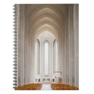 EMPTY CATHEDRAL INTERIOR NOTEBOOK