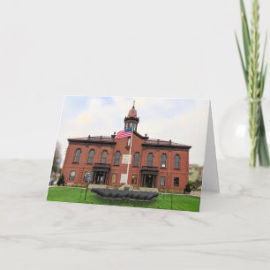 Empty chair memorial card