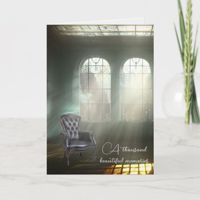 Empty Chair Sympathy Card (Front)