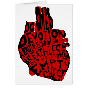 empty chest : anatomical heart