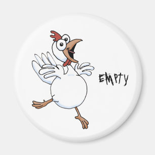 EMPTY dishwasher (happy chicken) Magnet