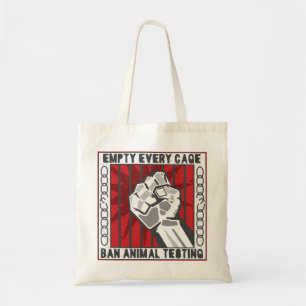 Empty Every Cage Tote Bag