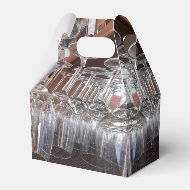 Empty Glasses Favour Box (Front Side)