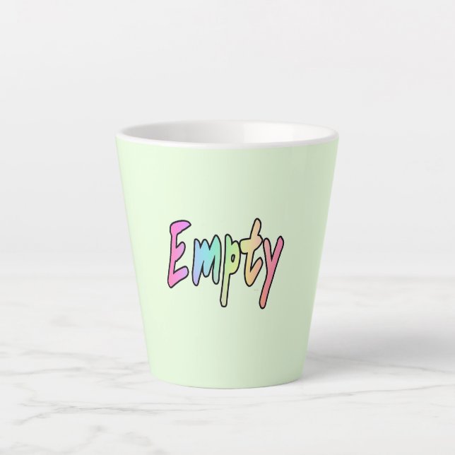 EMPTY LATTE MUG (Front)