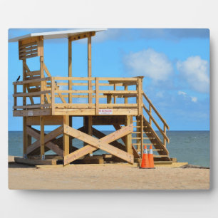 Empty Lifeguard Stand Plaque