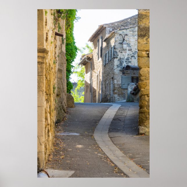 Empty Narrow Street, France Poster (Front)
