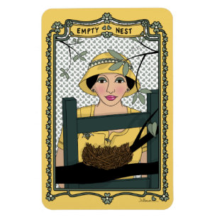 Empty Nest_C_4x6 Refrigerator Magnet