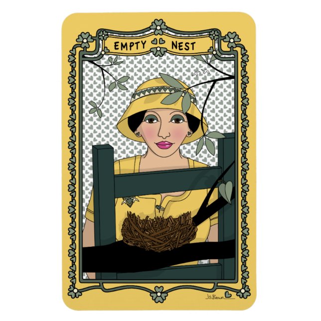 Empty Nest_C_4x6 Refrigerator Magnet (Vertical)