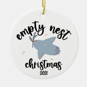 Empty Nest Christmas Ornament- 2021 Ceramic Ornament