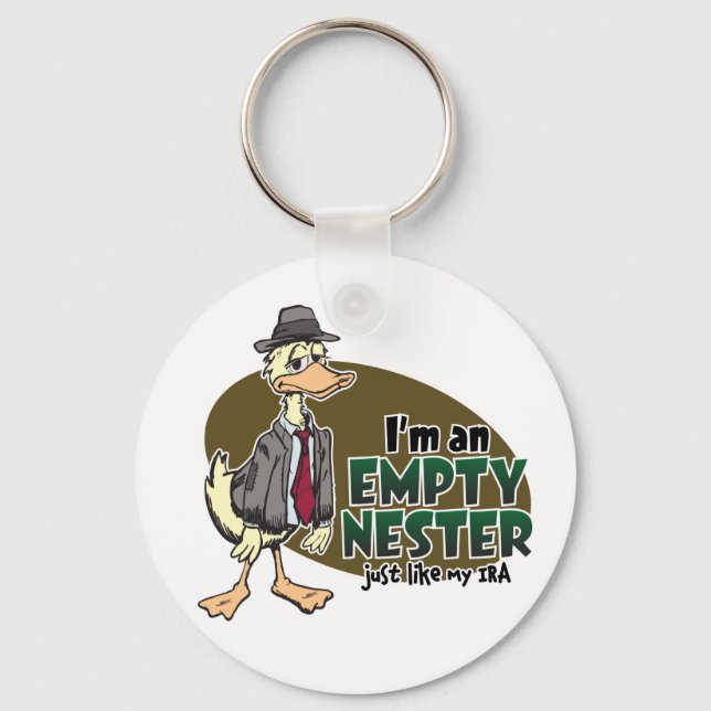 Empty Nest Key Ring (Front)