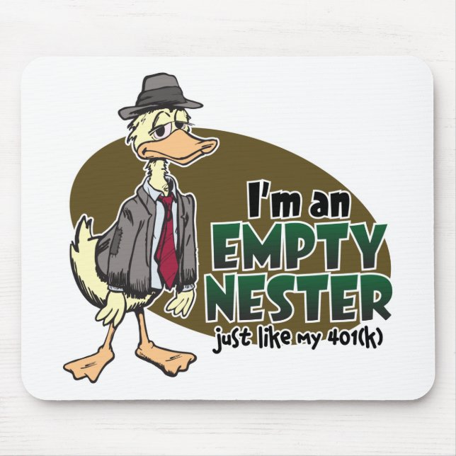 Empty Nest Mouse Pad (Front)
