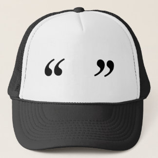 Empty Quotes Trucker Hat