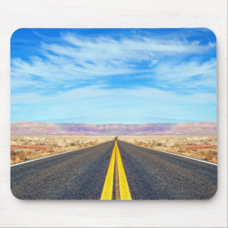 Empty road mouse pad