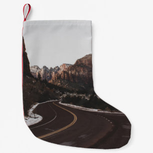 EMPTY ROAD SMALL CHRISTMAS STOCKING