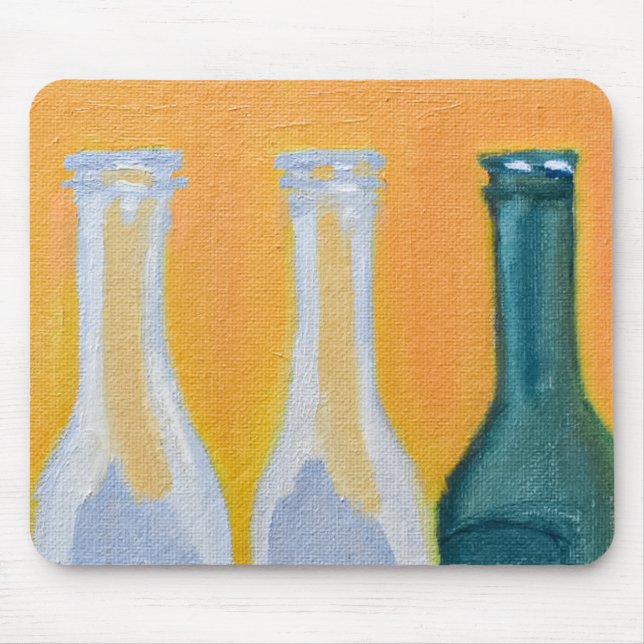 Empty Soda Bottles Mouse Pad (Front)