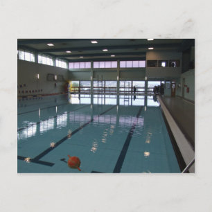 Empty Swimming Pool Postcard