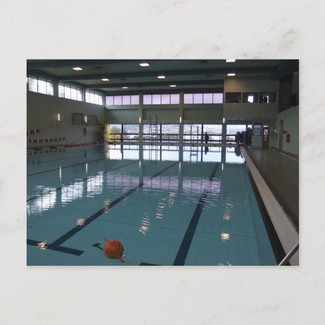 Empty Swimming Pool Postcard (Front)