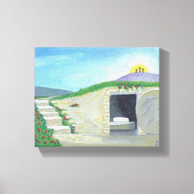 Empty Tomb Canvas Print (Front)
