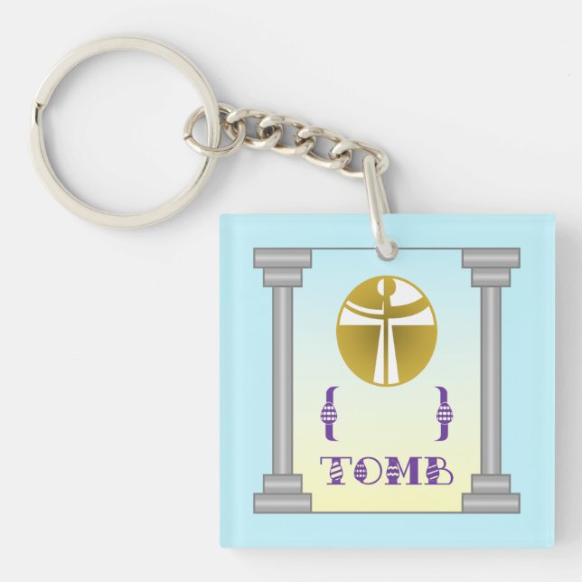 Empty Tomb Key Ring (Front)
