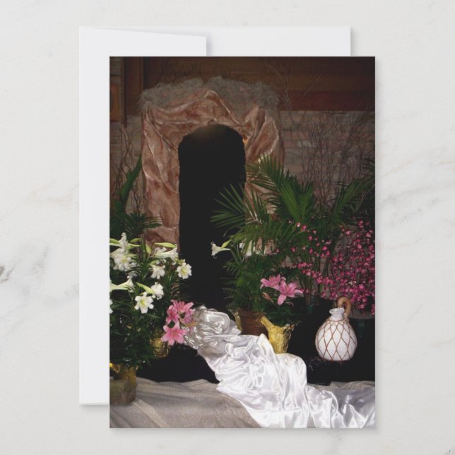 Empty Tomb of Easter Holiday Card (Front)