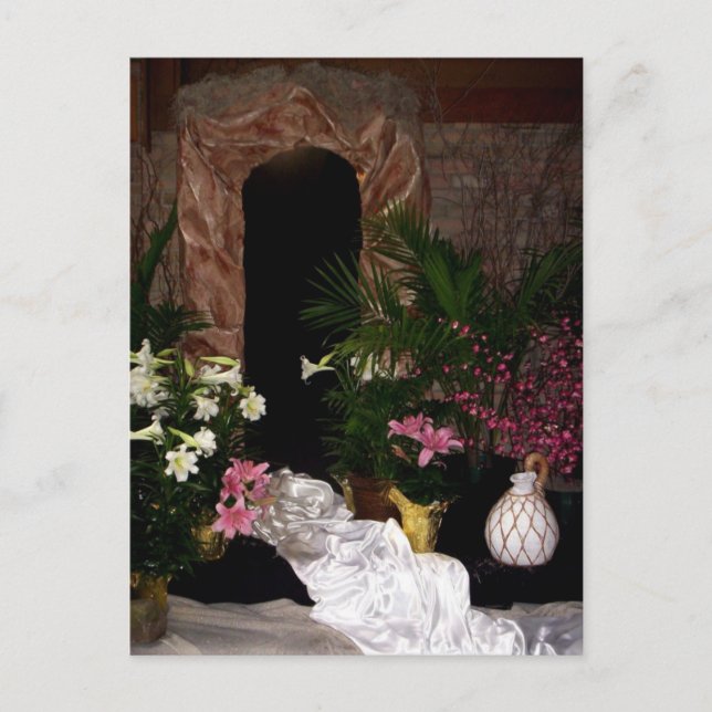 Empty Tomb of Easter Holiday Postcard (Front)