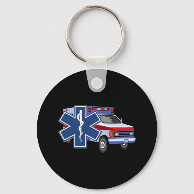 EMS Ambulance Key Ring (Front)