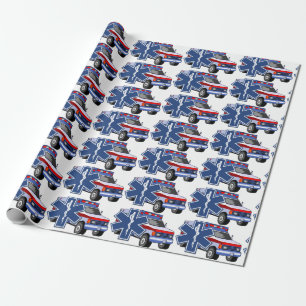 EMS Ambulance Wrapping Paper