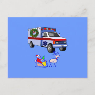 EMS Christmas Gifts Holiday Postcard