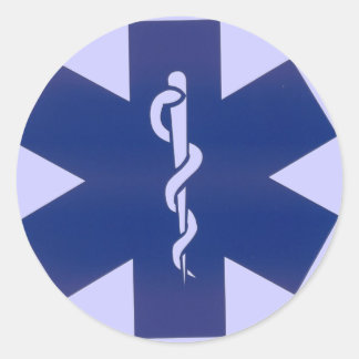 ems classic round sticker