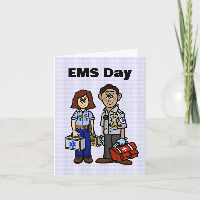 EMS Day Greeting Card (Front)